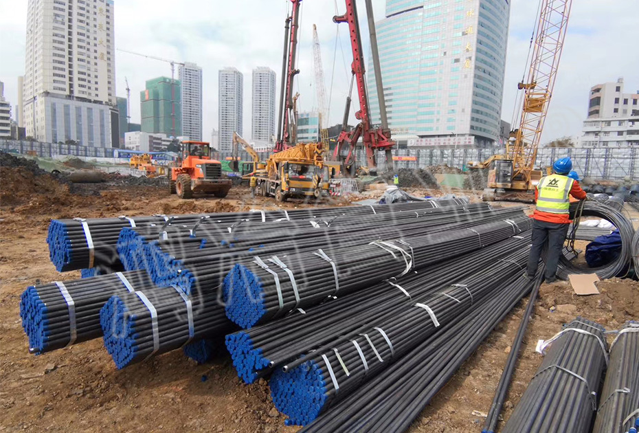 鴻冶為江蘇房建項目供應(yīng)注漿管